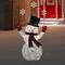 5ft. LED Snowman Holding Snowflakes Outdoor Christmas Decoration
